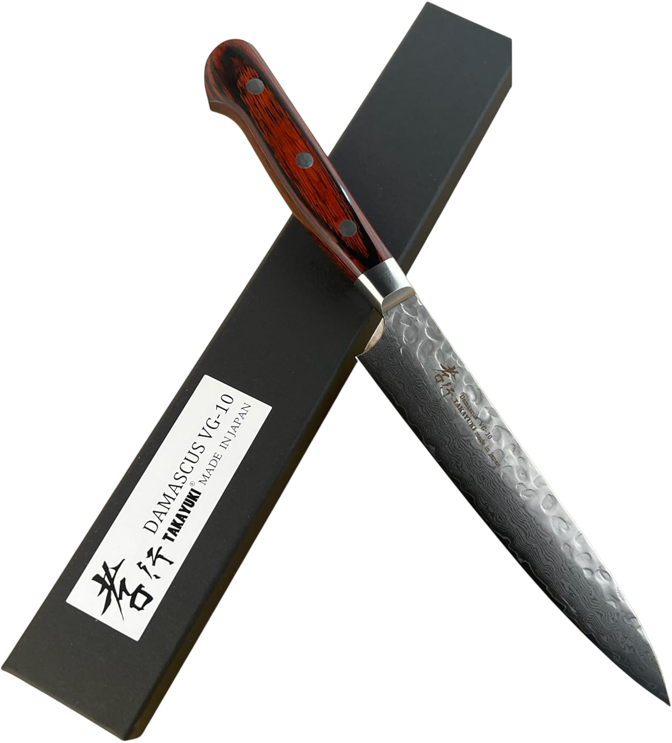 15 cm. Petty Knife VG10 Hammered Damascus