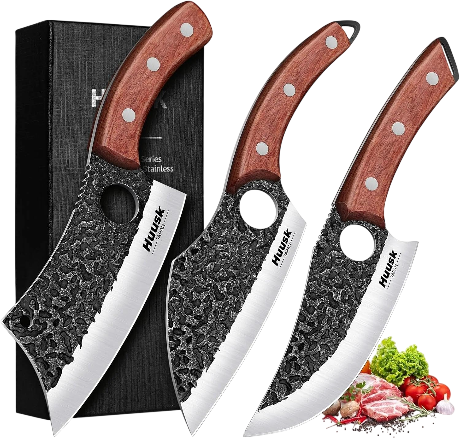 Takamura Butcher Knife Set of 3- Japanese Knife